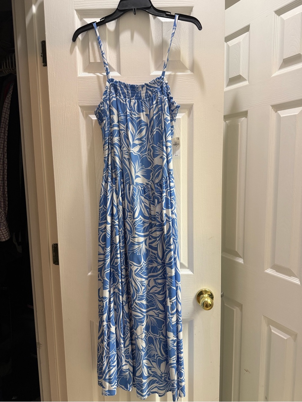 Old Navy Blue and White Floral Dress